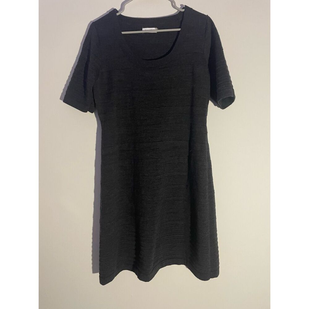 Calvin Klein Large Gray Midi Dress